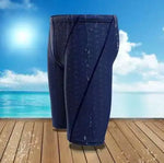 Men Shark Skin Water Repellent Professional Swimming Trunks.