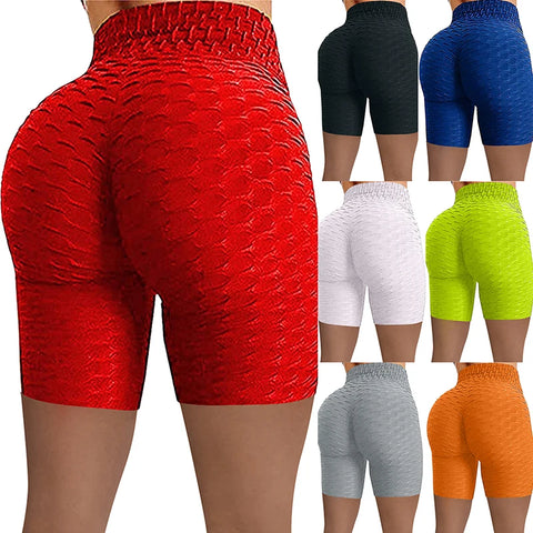 Women Sexy Push Up Seamless Yoga Shorts