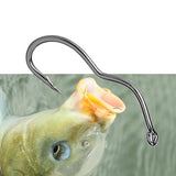 12/24Pcs High Carbon Steel Fishing Hooks