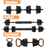 Adjustable Dumbbells Weights Set 20lbs/33lbs/44lbs for Indoor Workout