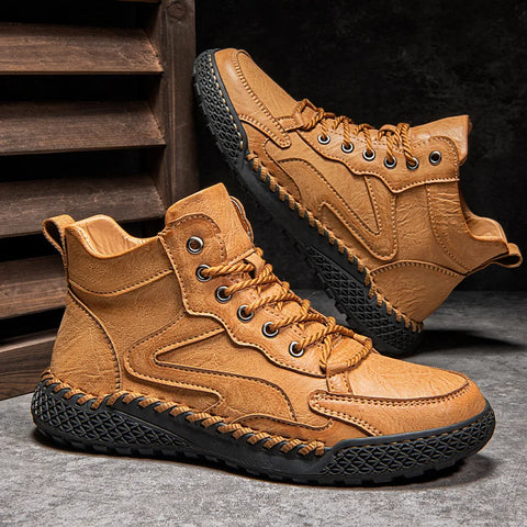 Outdoor Hiking Leather Shoes for Men.