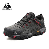 HIKEUP Men's Hiking Suede Leather Outdoor Shoes.