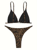 Sexy Leopard Bikini Swimsuit.