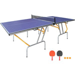 8ft Foldable Ping Pong Table Tennis Set With Net for Indoor & Outdoor Play