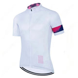 New Men White Cycling Jersey.