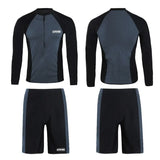 Surf 2024 Couple Two Piece Long Sleeve Swimsuit.