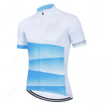 New Men White Cycling Jersey.