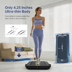 2 in 1 Folding Under Desk Treadmill,  Maximum Speed 7.5MPH,