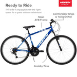 2023 New 26-inch Rock Creek Men's Mountain Bike, Blue