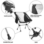 Travel Ultralight Folding Aluminum Chair