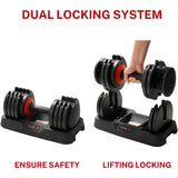 Adjustable Dumbbells.