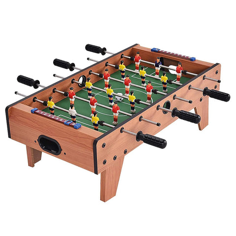 Easily Assemble Wooden Foosball Indoor Game Set for Room, Parties, Family Sport Kids Gift