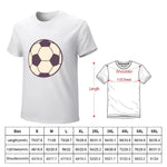 Soccer Ball T-Shirt hippie clothes boys whites T-shirt men