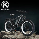 Double Motor Electric Bicycle, Oil Brake, Aluminum Alloy, Snow Motorcycle, Moped,