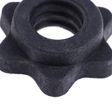 Dumbbell Hex Nut,Dumbbell Rod Nut,Spinlock Collars For Barbells Bars Training Sports Plastic 25mm