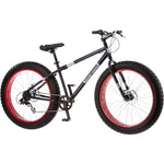 Fat Tire Mountain Bike, Men and Women, 26 Inch Wheels,  7-Speed, Adult Steel Frame