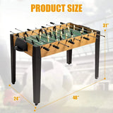 G 48'' Foosball Wooden Soccer Table