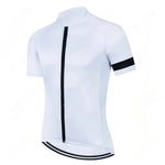 New Men White Cycling Jersey.