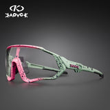 Kapvoe Photochromic Cycling Sunglasses Men Women Sport Road Mtb Mountain Bike Bicycle Glasses Cycling Glasses Eyewear Goggle