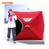 VEVOR Ice Fishing Winter Large Space Thick Windproof Waterproof Snow Camping Tent